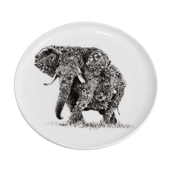 Balta porcelianinė lėkštė Maxwell & Williams Marini Ferlazzo Elephant, ø 20 cm