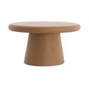 Terakotos spalvos apvalios formos kavos staliukas ø 70 cm Kulona – Light & Living