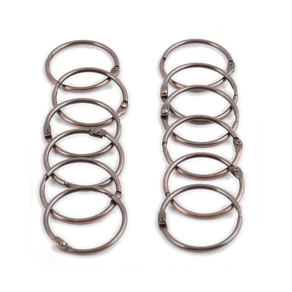 Vario spalvos dušo užuolaidų žiedai 12 vnt. Ringo Small – Spirella-image-3