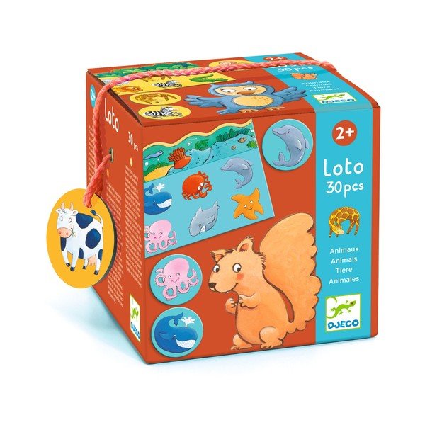 Vaikų loto žaidimas Djeco Animals-image-1