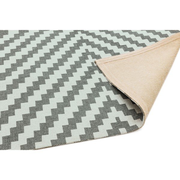 Pilkos ir baltos spalvos kilimas "Asiatic Carpets Geo", 120 x 170 cm-image-3