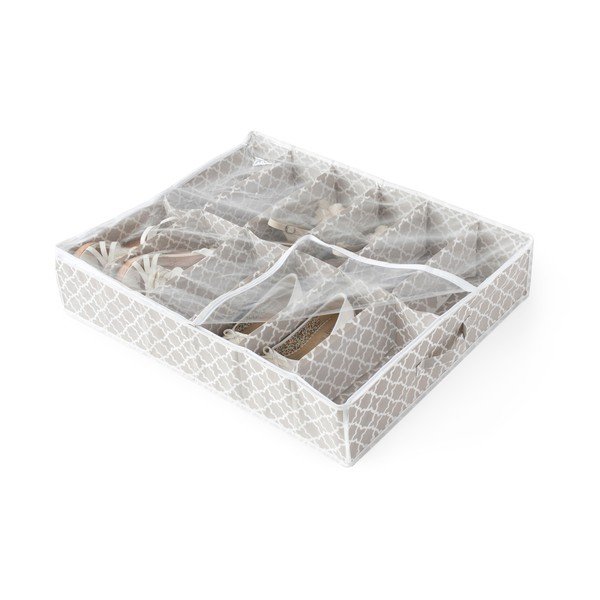 Smėlio spalvos batų dėžė po lova Compacto, 76 cm ilgio-image-2