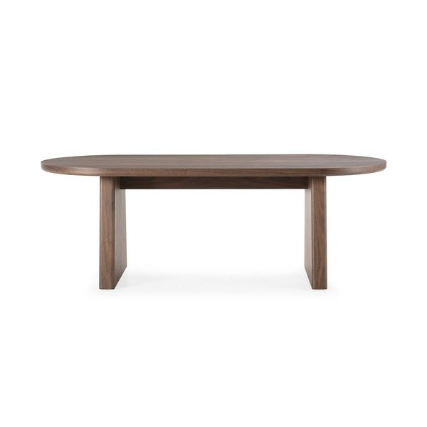 Valgomojo stalas iš riešutmedžio 100x200 cm Blair – MOME-image-1