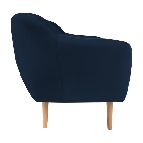 Tamsiai mėlyna dviejų vietų sofa Mazzini Sofas Amelie-image-4