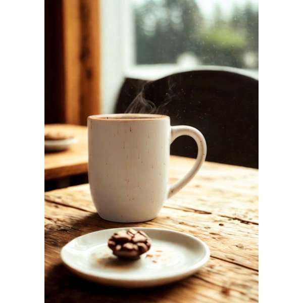 Kreminės spalvos puodelis 300 ml Cafe – Ladelle-image-1
