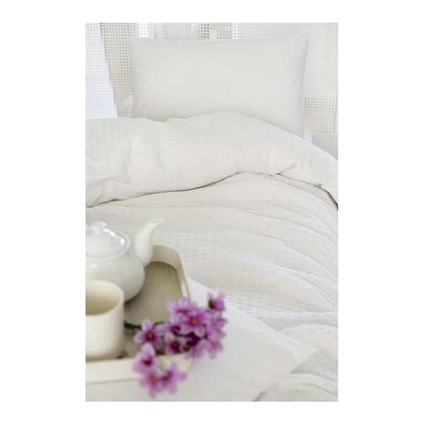 Baltas medvilninis užvalkalas dvigulei lovai Pure, 200 x 240 cm