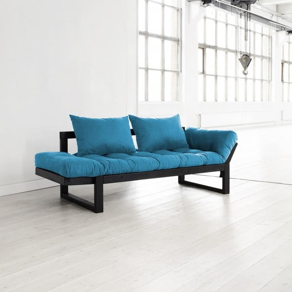 Sofa "Karup Edge Black/Horizon Blue