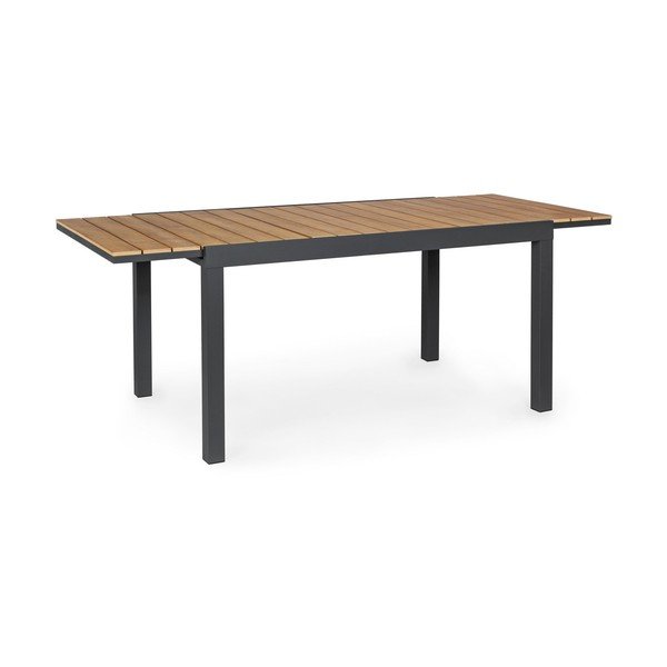 Iš aliuminio sodo valgomojo stalas 90x140 cm Elias   – Bizzotto-image-4