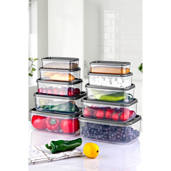 Maisto laikymo indai 10 vnt. maistui – Hermia-image-1