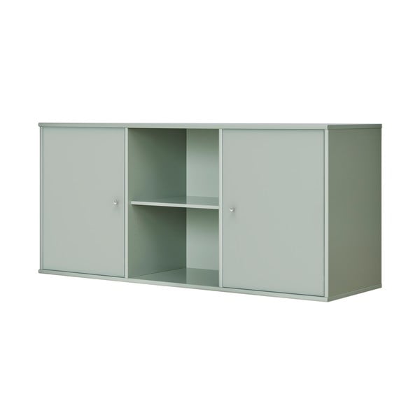 Žema pakabinama šoninė spintelė šviesiai žalios spalvos 133x61 cm Mistral – Hammel Furniture-image-1