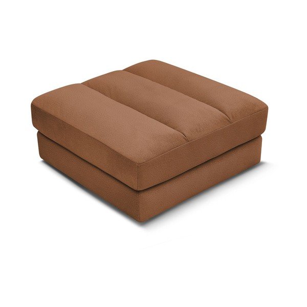 Oranžinės spalvos taburetė iš velveto Sierra – Bobochic Paris-image-3