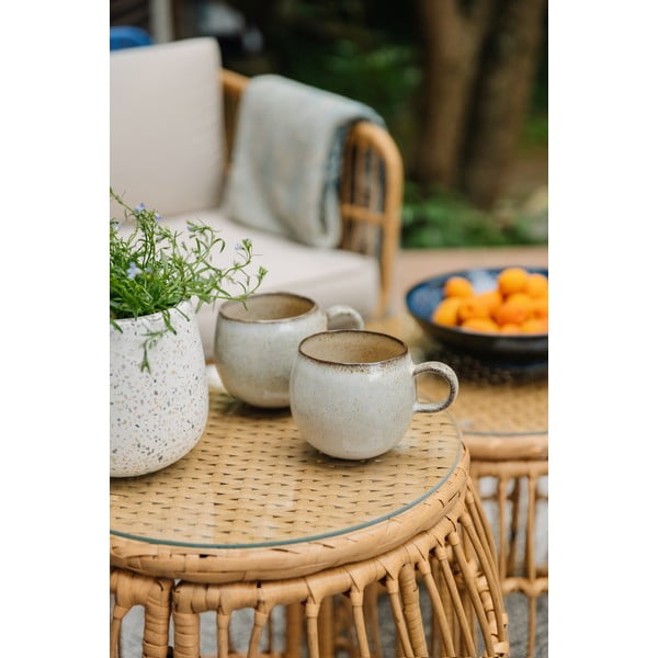 Apvalus sodo stalas iš dirbtinio rotango ø 47 cm Vistdal - Bonami Essentials-image-1