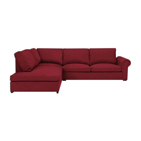 Juoda "Windsor & Co" sofos "Hermes" kampinė sofa, kairysis kampas
