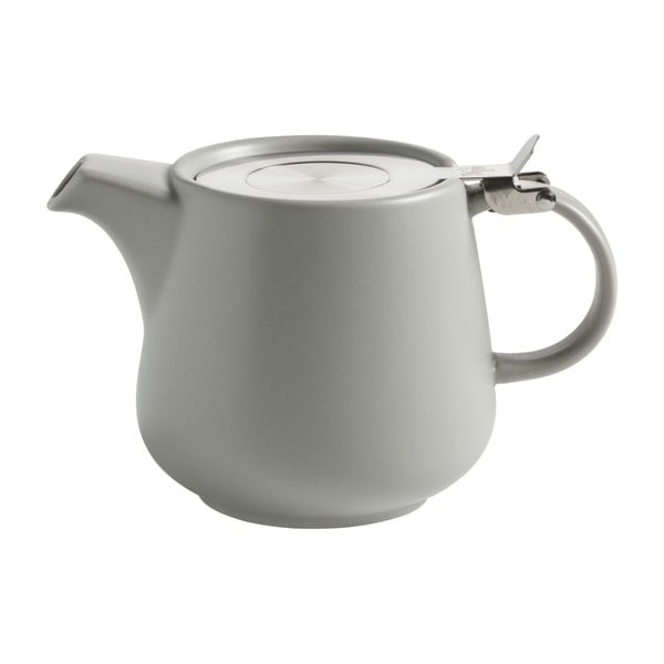 Pilkas keraminis arbatinukas su sieteliu "Maxwell & Williams Tint", 600 ml