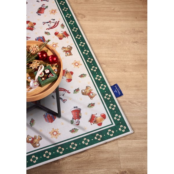 Kilimas žalios spalvos su Kalėdų motyvu 160x230 cm Green Christmas – Villeroy&Boch-image-2