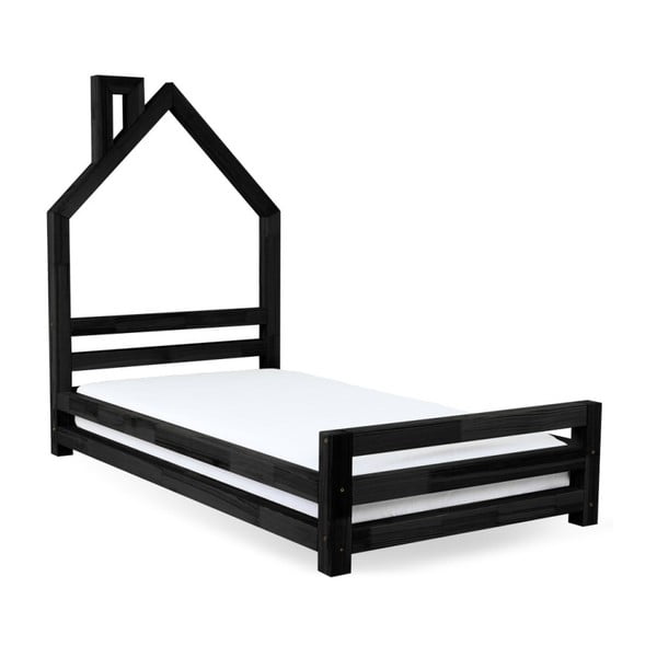"Benlemi Wally" vaikiška juodos eglės lova, 80 x 200 cm