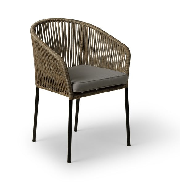 2 pilkai rudų sodo kėdžių rinkinys Bonami Selection Trapani