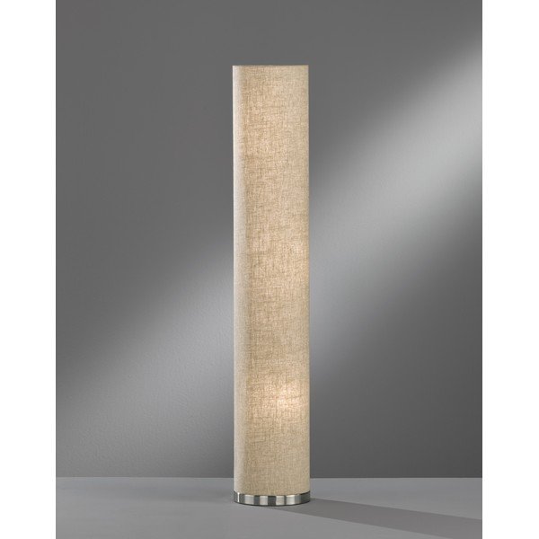 Pastatomas šviestuvas smėlio spalvos (aukštis 110 cm) su tekstiliniu gaubtu Thor – Fischer & Honsel-image-1