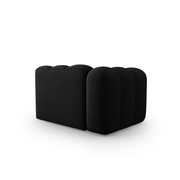 Modulinė sofa juodos spalvos/antracito spalvos (su kairiuoju kampu) Lupine – Micadoni Home-image-3