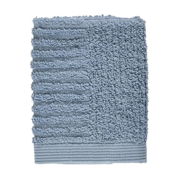 Mėlynas 100 % medvilninis rankšluostis veidui "Zone Classic Blue Fog", 30 x 30 cm