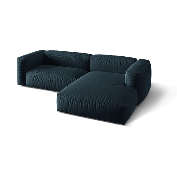 Modulinė kampinė sofa tamsiai mėlynos spalvos (su dešiniuoju kampu) Martina – Micadoni Home-image-2