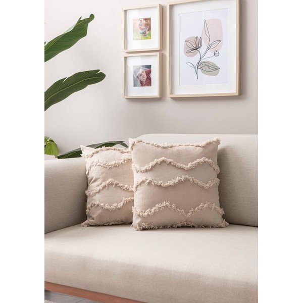 Dekoratyviniai pagalvių užvalkalai 2 vnt. 43x43 cm – Mioli Decor-image-1