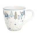 Baltos ir mėlynos spalvos keramikos puodelis Green Gate Kids