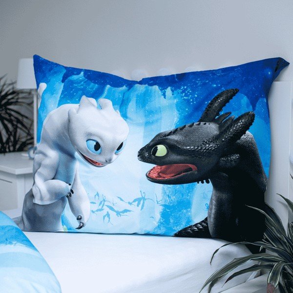 Viengulė vaikiška patalynė iš mikropluošto 140x200 cm How to Train Your Dragon – Jerry Fabrics-image-3