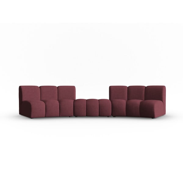 Sofa bordo spalvos 367 cm Lupine – Micadoni Home