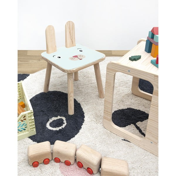 Vaikiška kėdutė iš pušies masyvo Little Nice Things Bunny-image-1