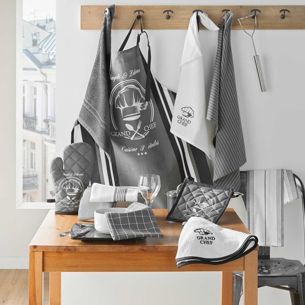 Iš medvilnės virtuvės pirštinė Grand Chef – douceur d'intérieur-image-1
