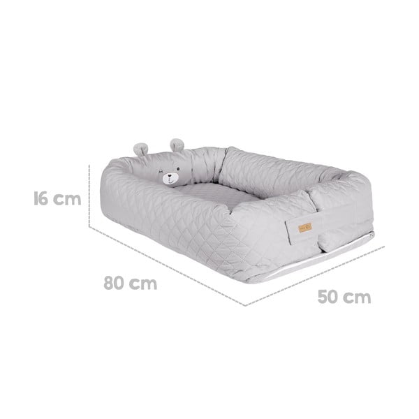 Vaikiškas lopšys šviesiai pilkos spalvos Roba style – Roba-image-3