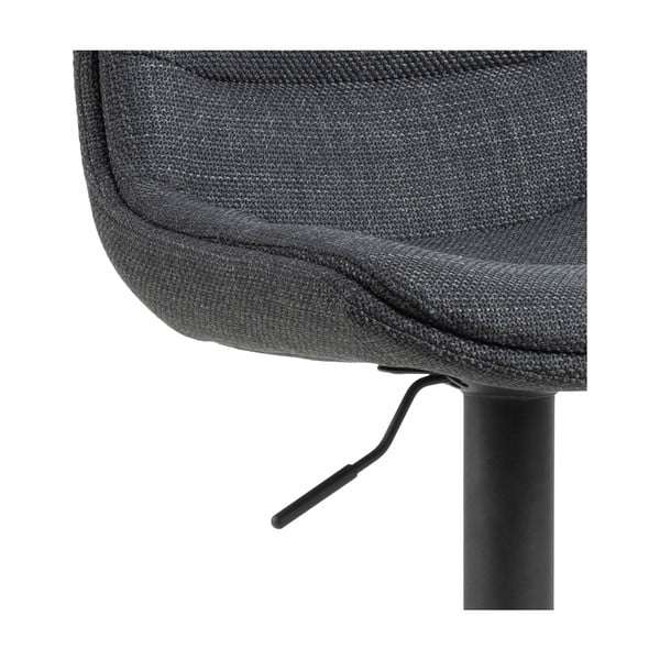 Reguliuojamo aukščio baro taburetė pilkos spalvos (sėdynės aukštis 65 cm) Adisa – Actona-image-4