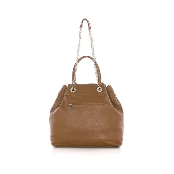 Taupe natūralios odos Federica Bassi Saskia rankinė-image-2