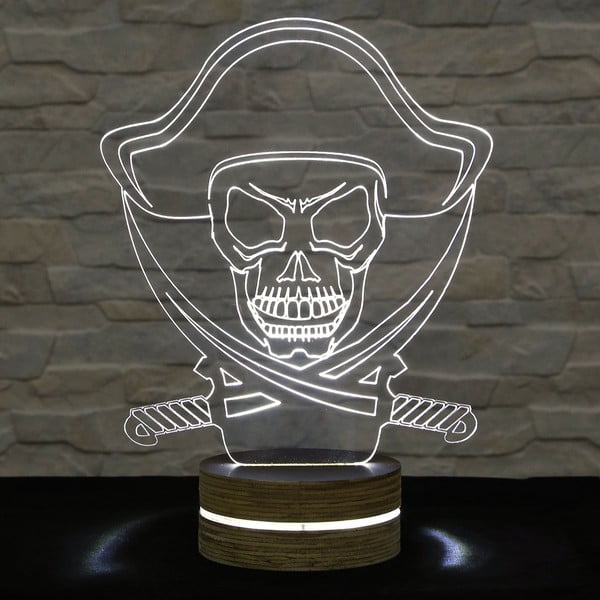 3D stalinis šviestuvas Piratas