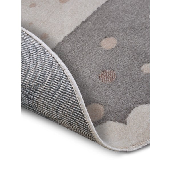 Vaikiškas kilimas pilkos spalvos ø 140 cm Crown – Hanse Home-image-3