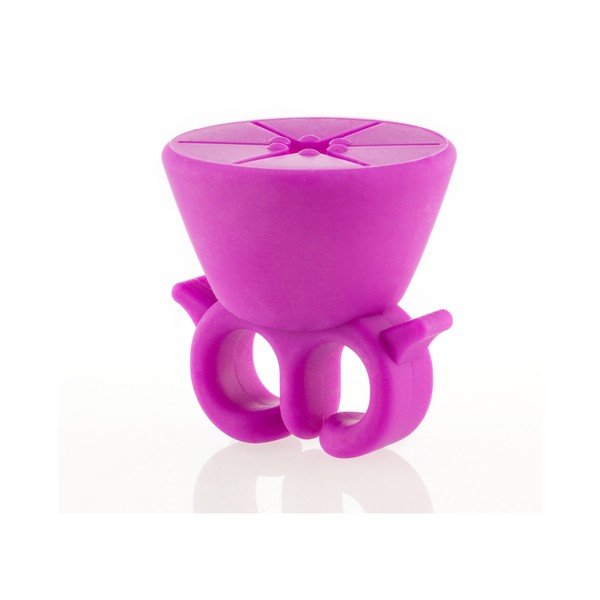 Violetinės spalvos nagų lako laikiklis InnovaGoods Namų nagų salonas-image-2