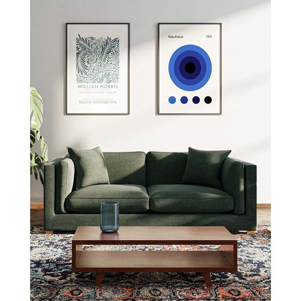 Sofa žalios spalvos 235 cm Pomo – Ame Yens-image-3