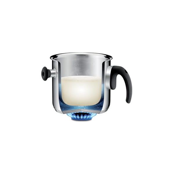 "Tescoma" dvivamzdė pieno virimo kamera su dangčiu, 2 l-image-1