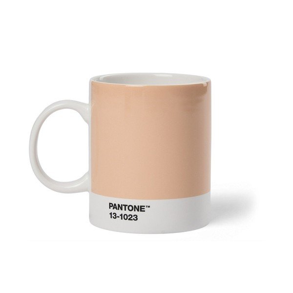 Persikų spalvos iš porceliano puodelis 375 ml Peach Fuzz 13-1023 – Pantone
