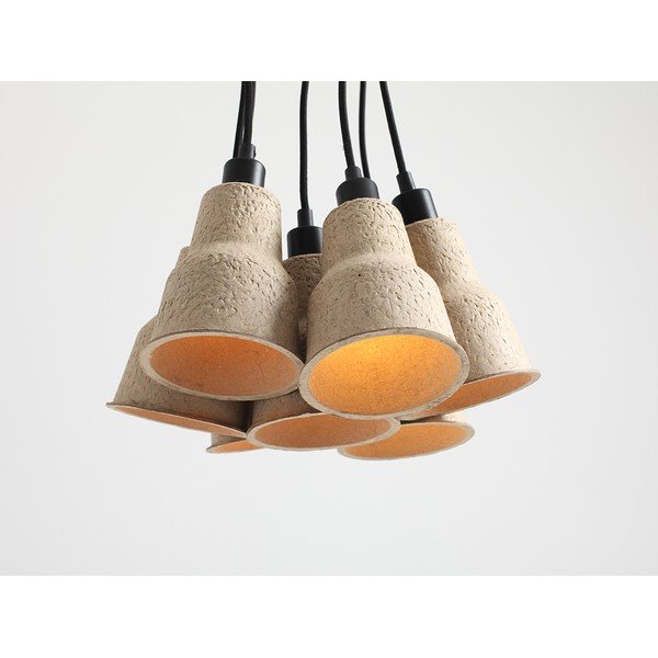 Kabantis šviestuvas smėlio spalvos ø 32 cm Celulo – CustomForm-image-1