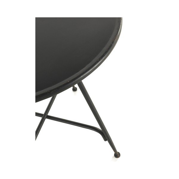 Juodos spalvos metalinis baro stalas Geese Industrial Style, aukštis 75 cm-image-1