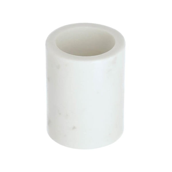 Baltos spalvos iš marmuro dantų šepetėlio indas Elenei – Kave Home