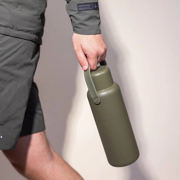 Žalios spalvos iš nerūdijančio plieno termosas 1 l Theo – Sagaform-image-2