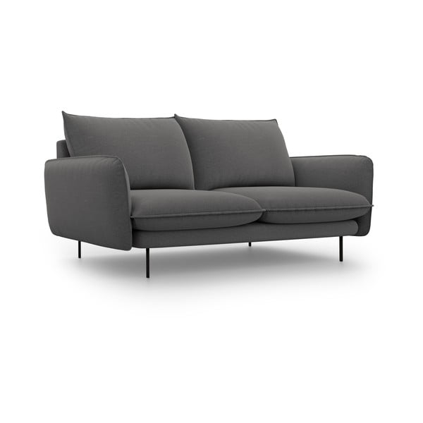 Tamsiai pilka sofa Cosmopolitan Design Vienna, 230 cm