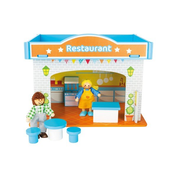 Vaikų medinis žaidimų namelis "Legler" restoranas-image-3