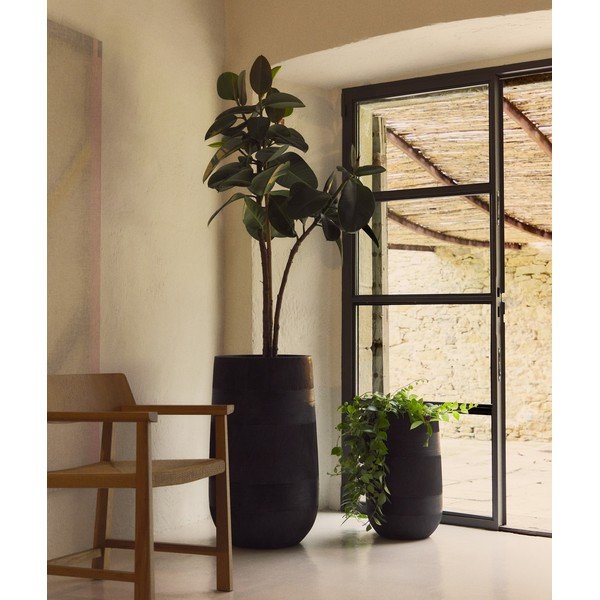 Iš cemento gėlių vazonų dangteliai ø 45 cm Tival – Kave Home-image-1