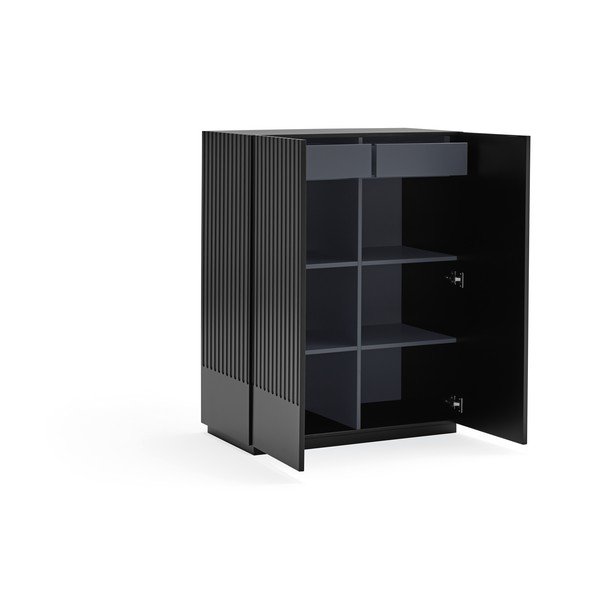 Juoda komoda Teulat Doric, plotis 92 cm-image-4