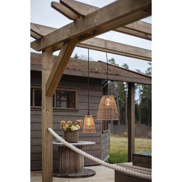 Natūralios spalvos šviestuvo gaubtas ø 30 cm Tove – Star Trading-image-4