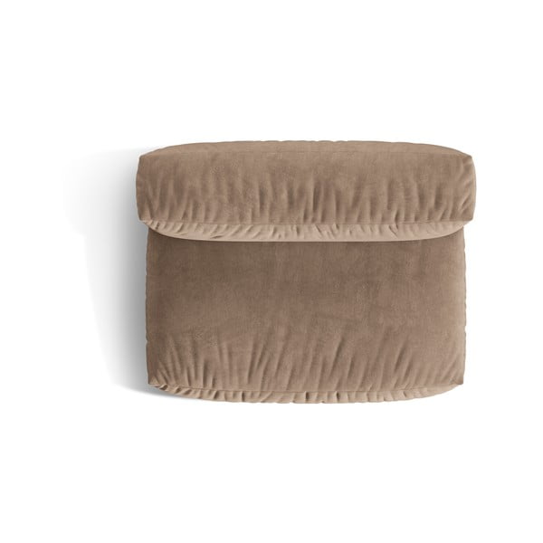 Šviesiai rudos spalvos iš velveto modulinė sofos dalis (modulinė) Martina – Micadoni -image-4